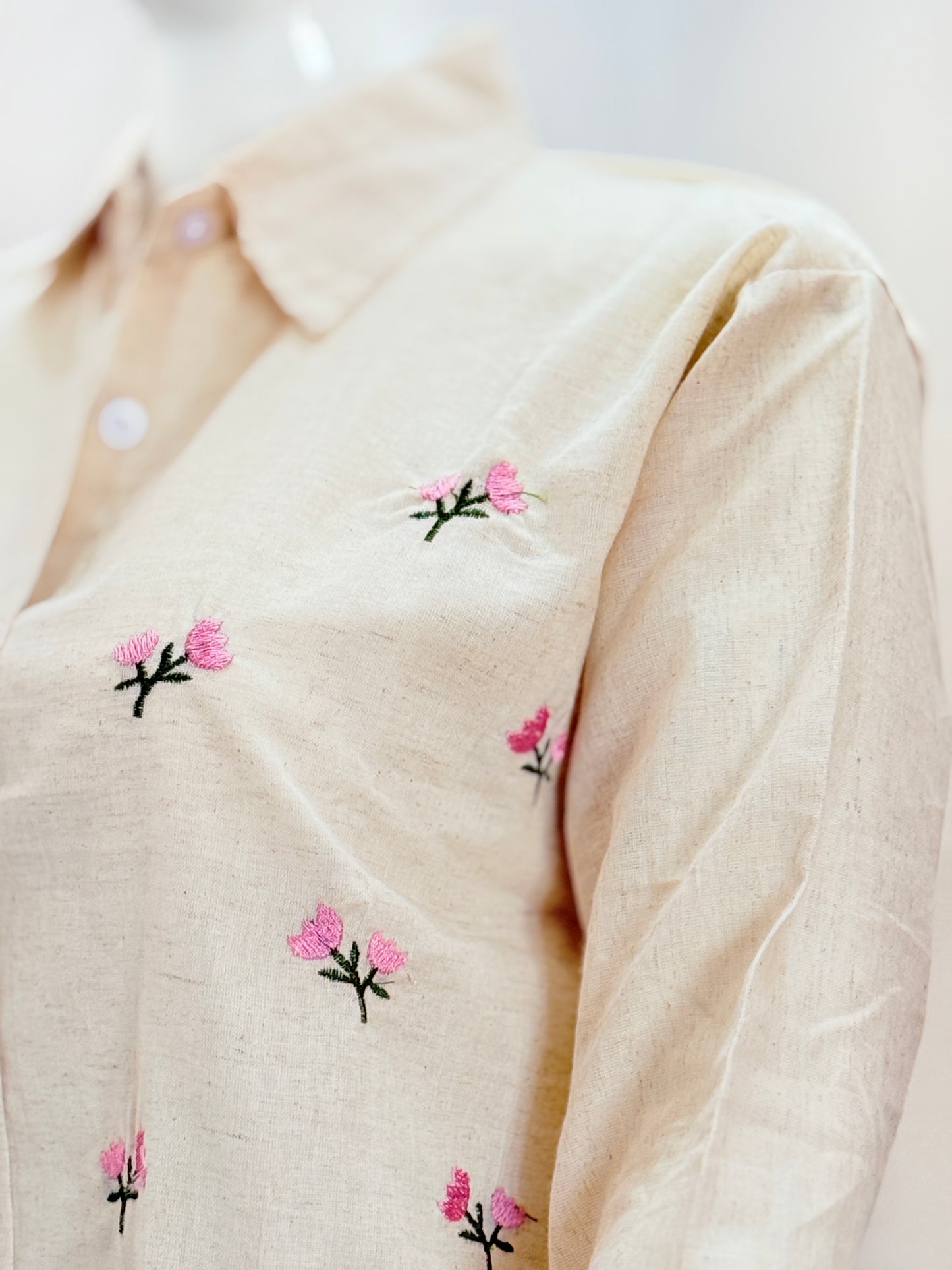 Petal Kiss Shirt โ BlushBloom Series