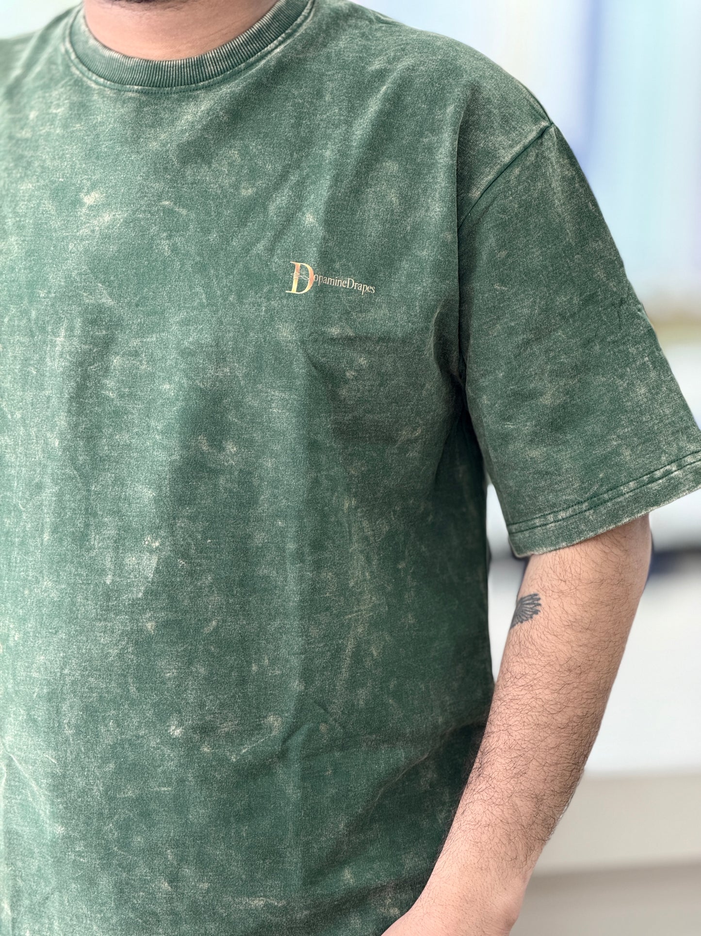 Swamp Flex - The ALLIGATOR Green | DISTORT Series | DROP SHOULDERS
