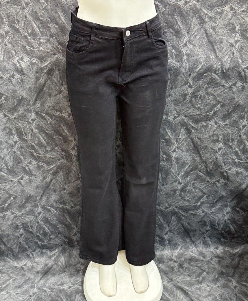The Noir Flare – Bootcut Jeans - Black