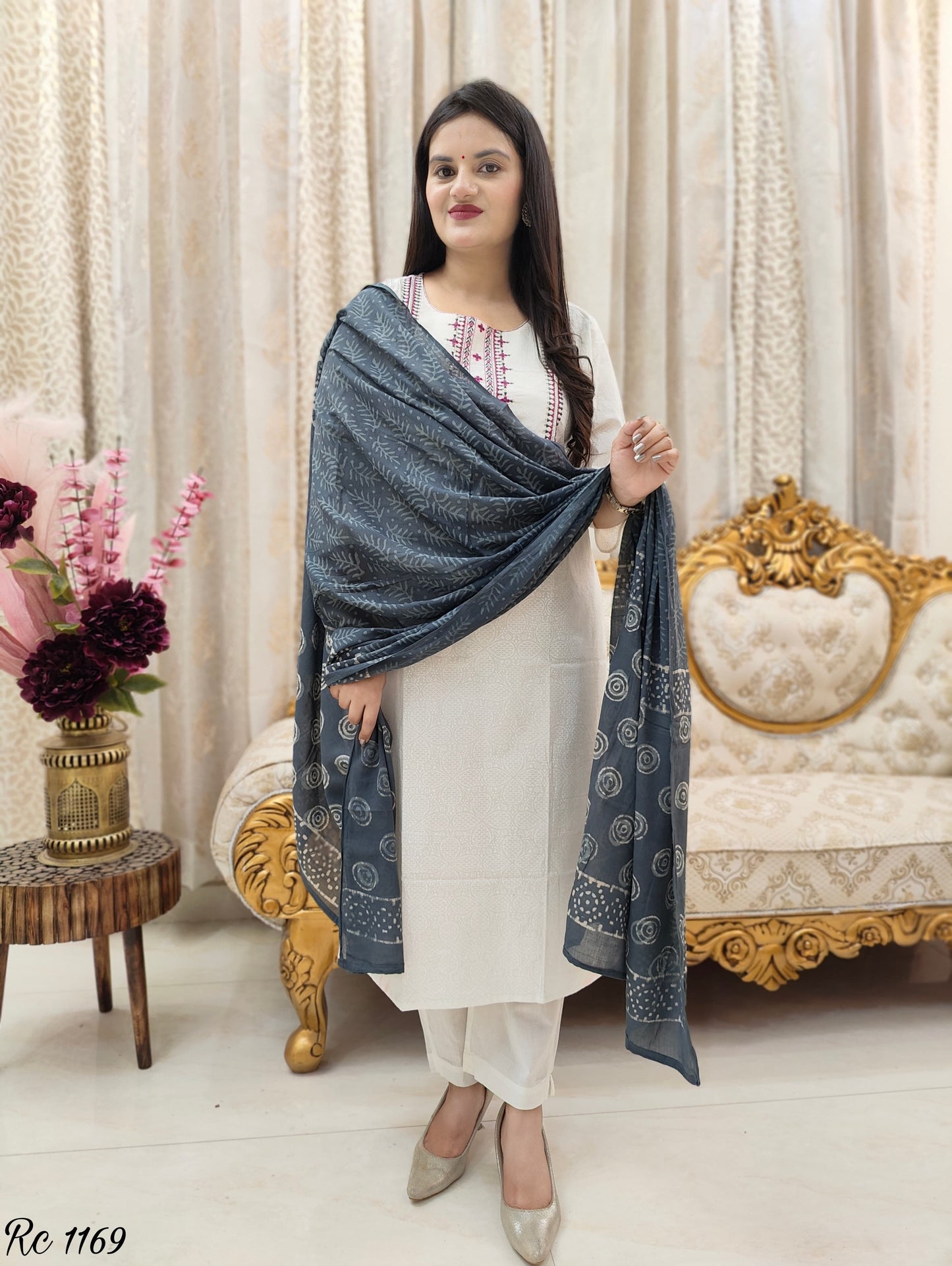 Dopa x VBDimple: Pure Cotton Embroidered Kurta