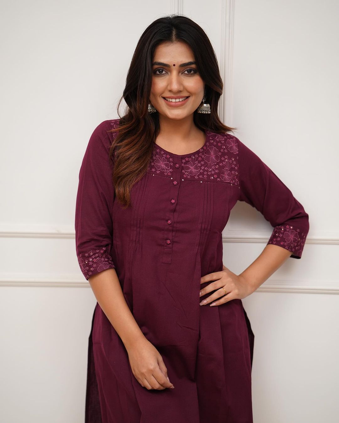 Dopa x VBDimple: Monochrome Embroidered Kurti Set - Summer Collection