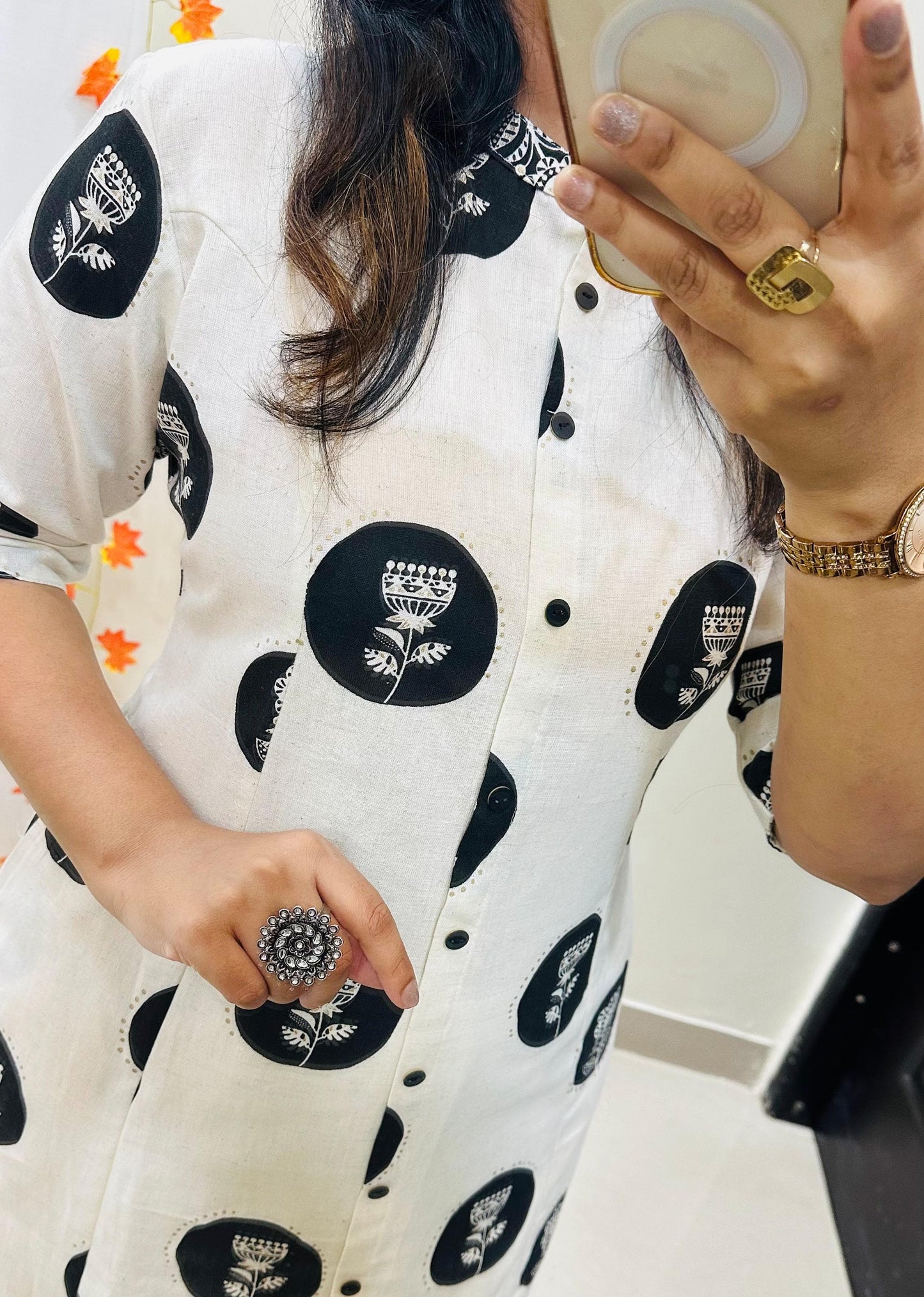 Dopa x VBDimple: Jaipuri A-Line Princess Cut Kurti - Trendy Sleeves