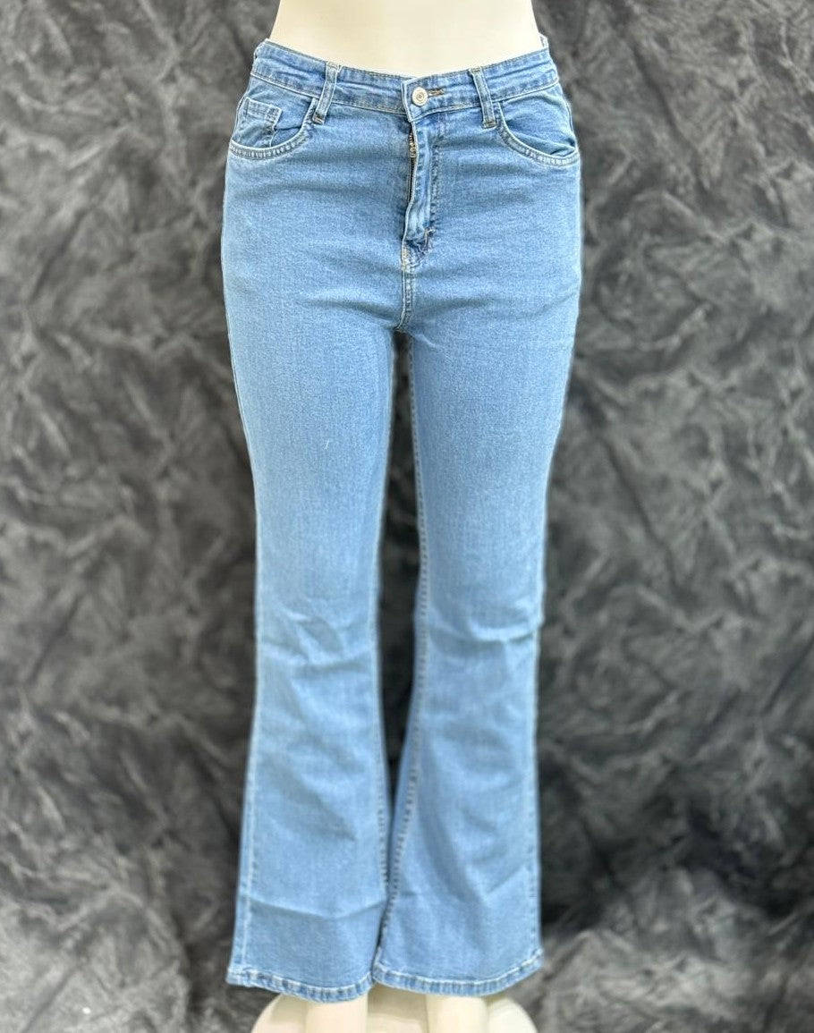 The Frost Flare – Bootcut Jeans - Ice Blue