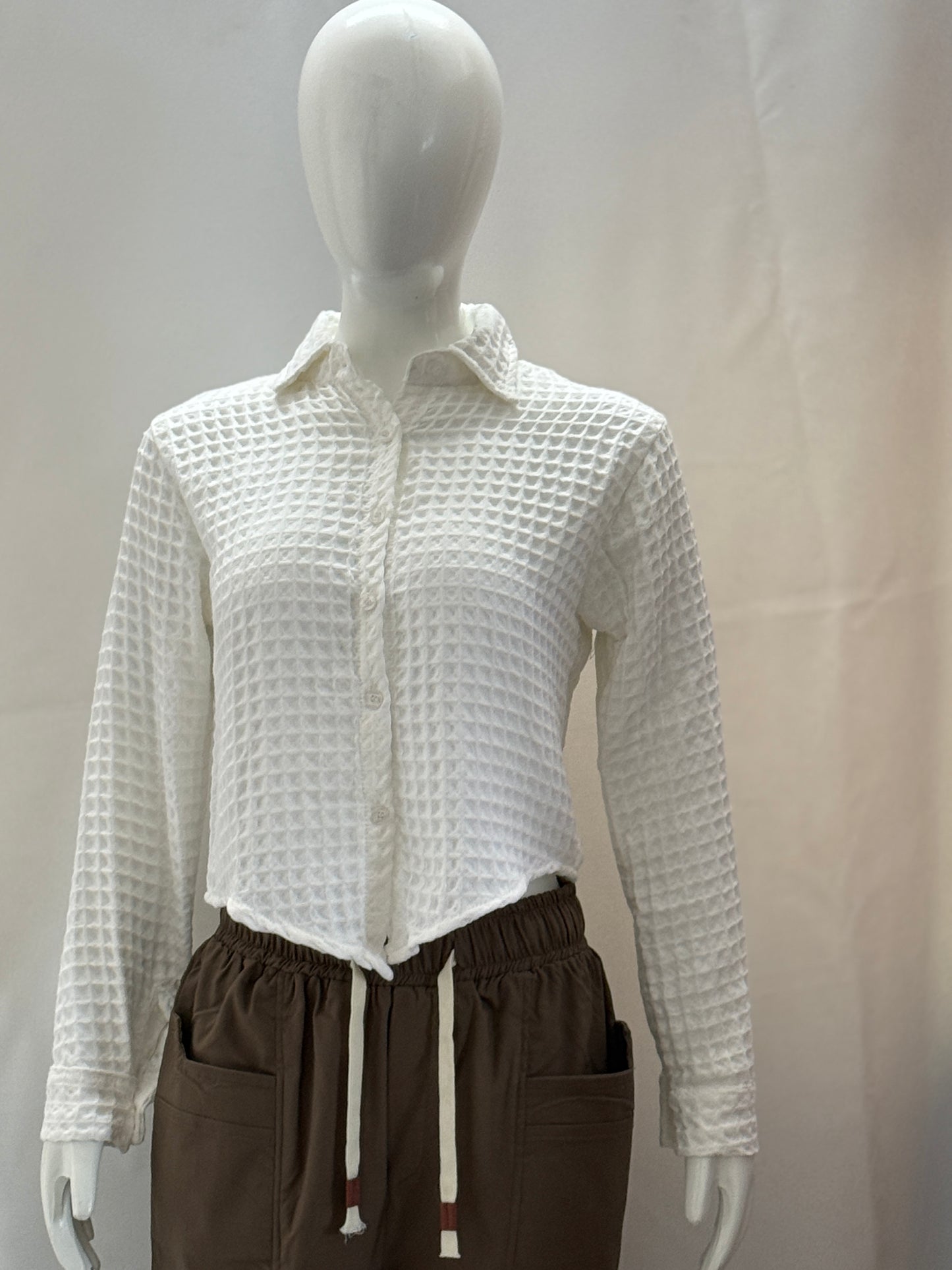 Waffle Whispers Shirt – BlushBloom Series