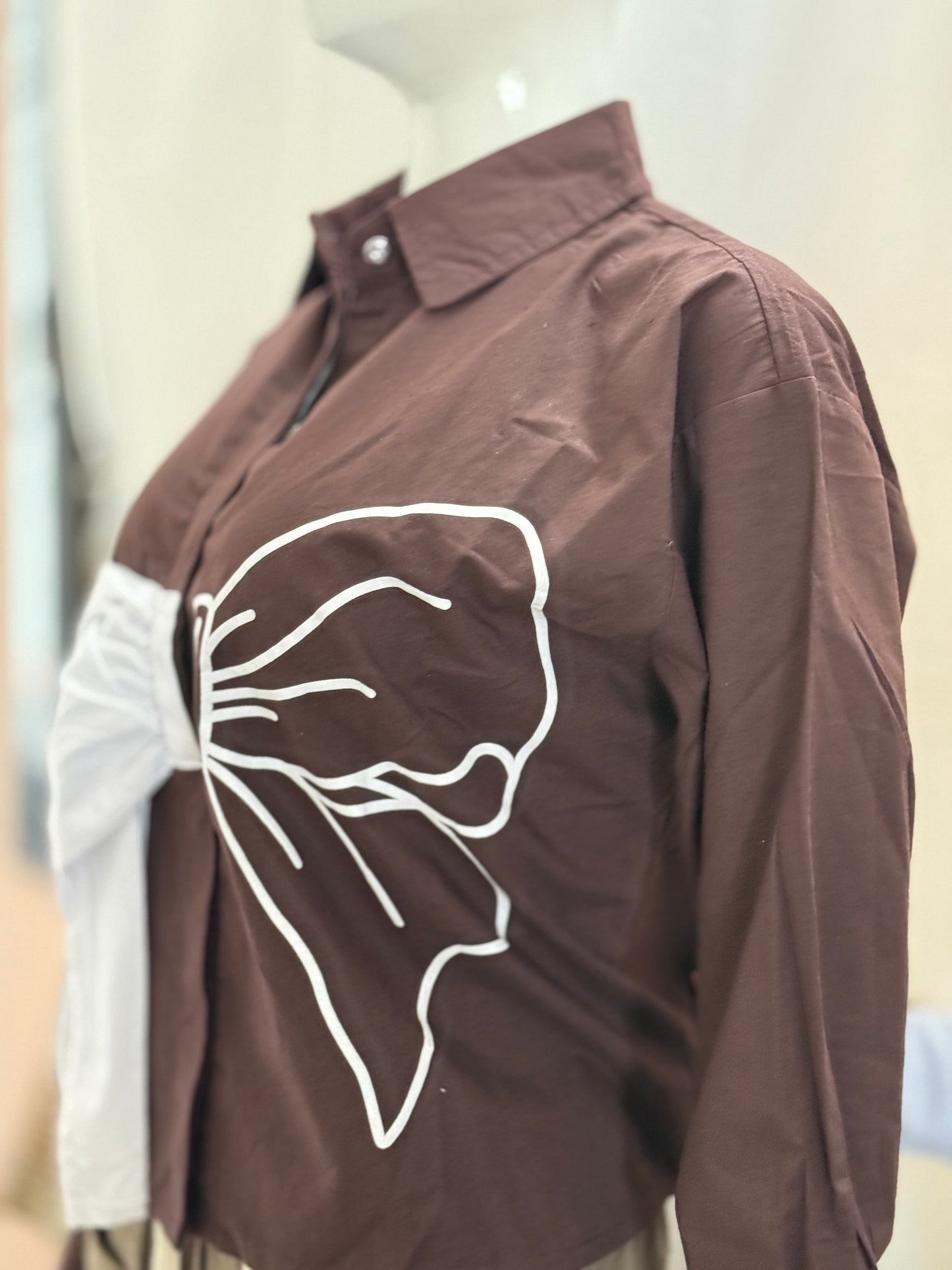 Bold Bow Shirt β BlushBloom Series