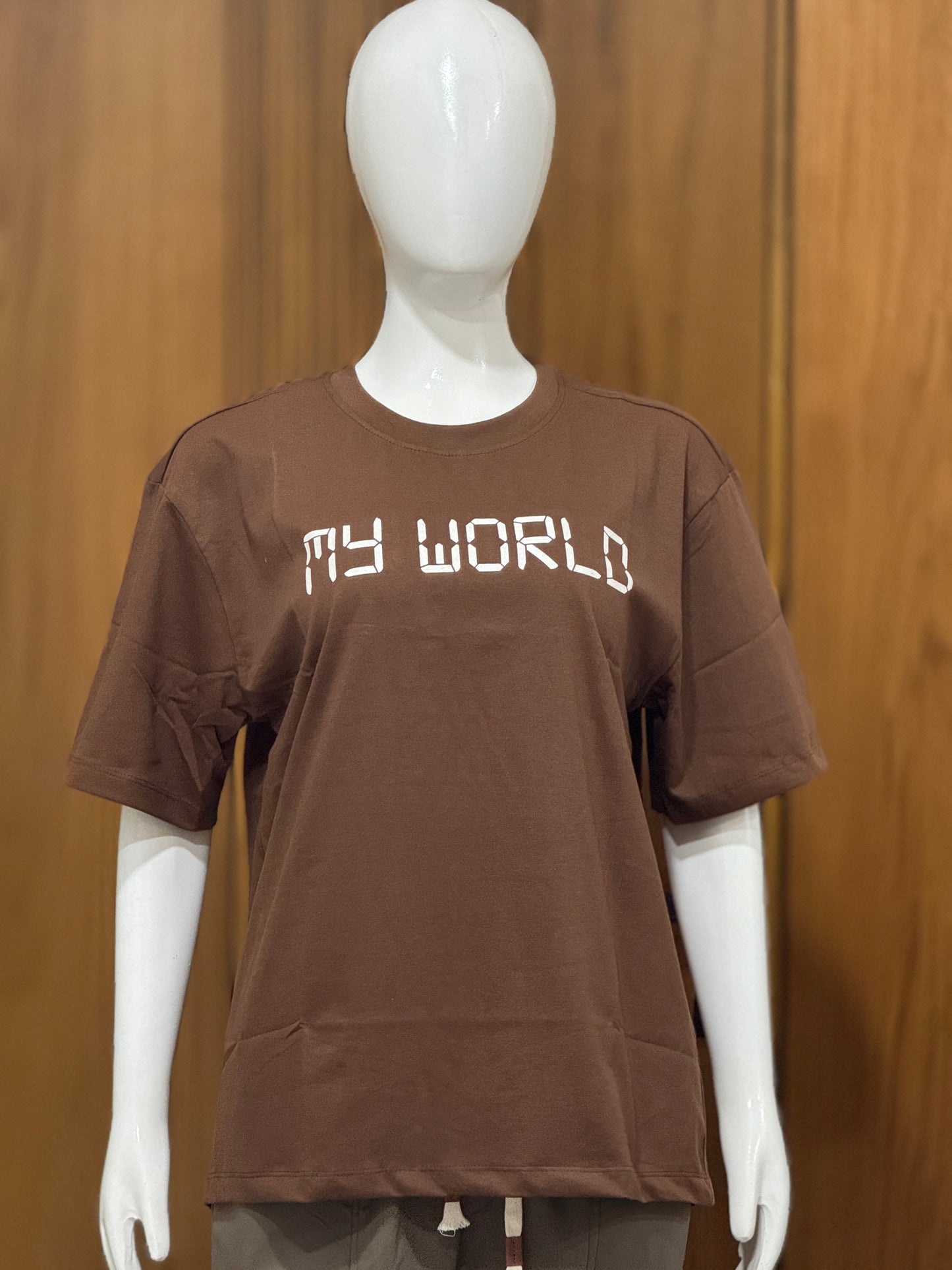 My World Tee | SheSaidPrints Series