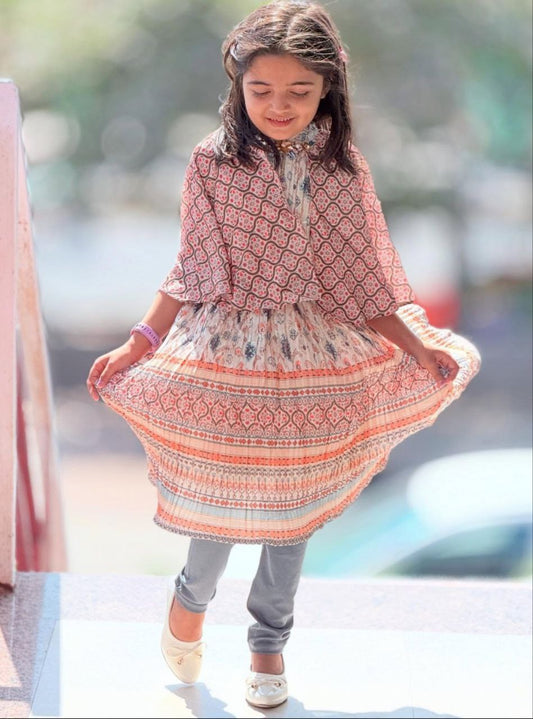 Girl's Frock & Leggings Set – Cute and Comfortable Outfit for Girls