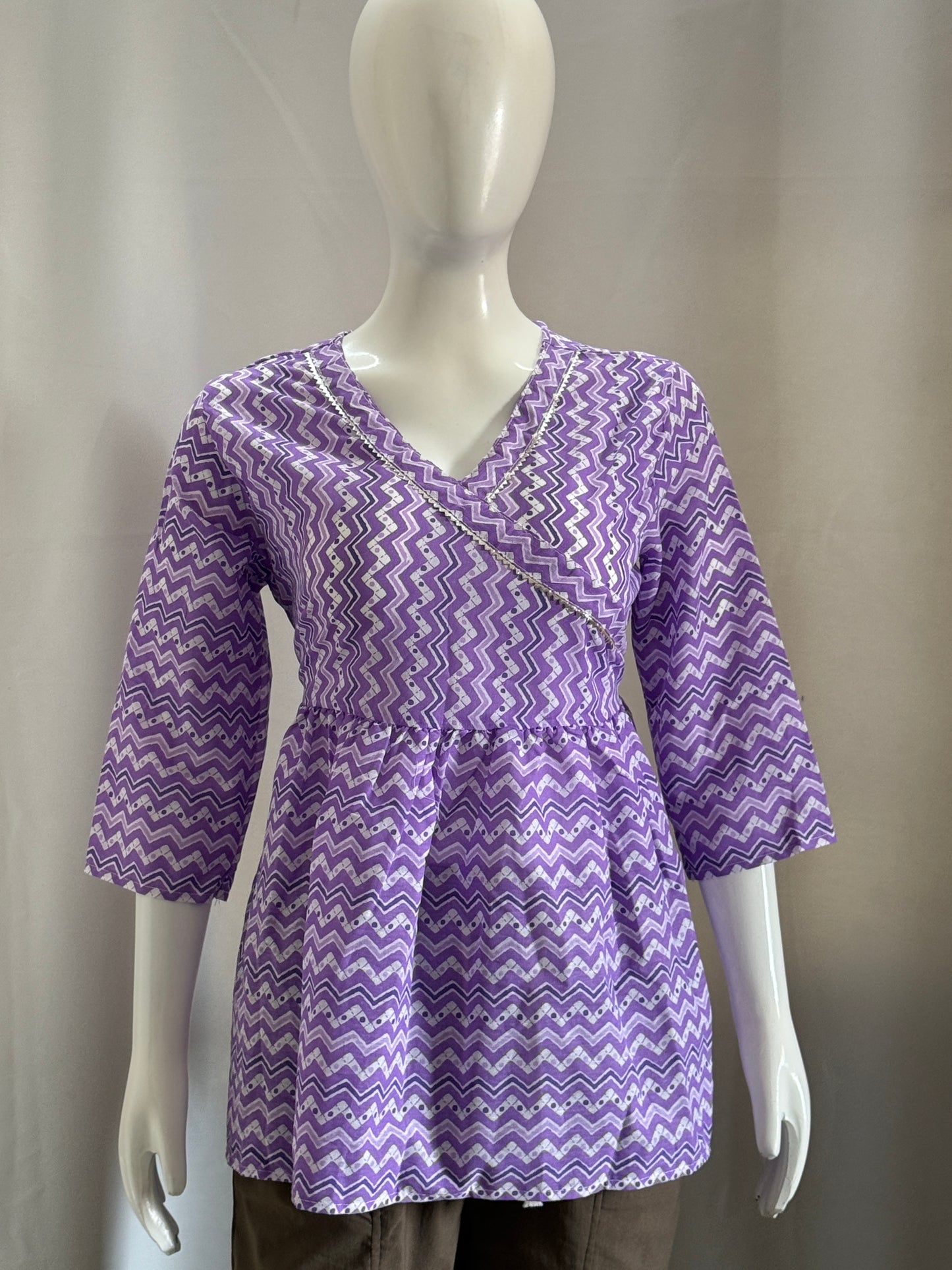 KurtiKulture – Ziva Wave Jodhpuri Cotton Kurti