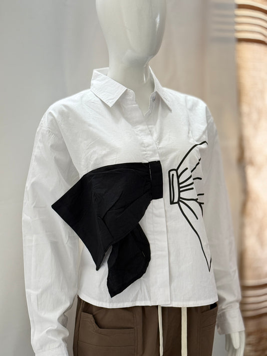 Bold Bow Shirt – BlushBloom Series