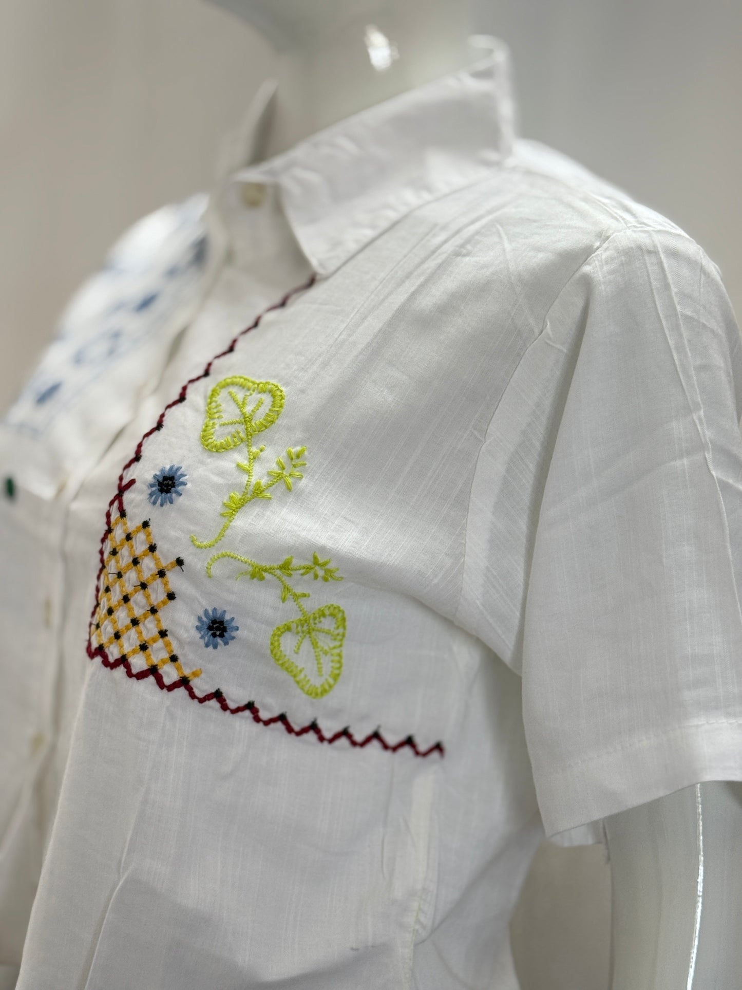 Patchwork Bloom Crop Shirt – BlushBloom Series